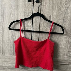 red tank top